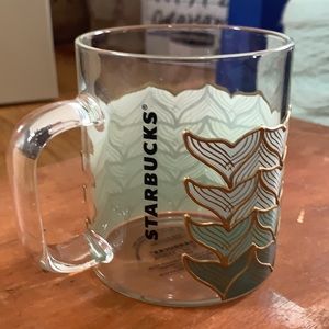 Starbucks 50th anniversary glass mug